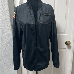 Nike Black 'Salute to Service' Lightweight Zip Jacket